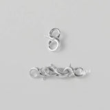 925 Sterling Silver Eight Shape Clasps Hooks for DIY Bracelet Necklace Making