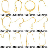20pcs Stainless Steel Ear Hooks for DIY Jewelry Making Women/Men Earrings