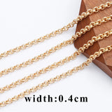DIY Chain 18k Rhodium Plated Copper Jewelry Accessories