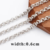 DIY Chain 18k Rhodium Plated Copper Jewelry Accessories