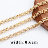 DIY Chain 18k Rhodium Plated Copper Jewelry Accessories
