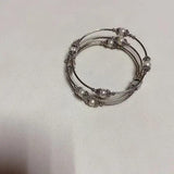 Fresh Water Pearl Wired Bangle Bracelet