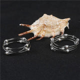 Fresh Water Pearl Wired Bangle Bracelet