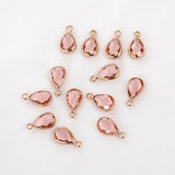 10PCS Multicolor Glass Charms Pendant for Jewelry Making