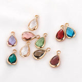 10PCS Multicolor Glass Charms Pendant for Jewelry Making