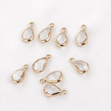 10PCS Multicolor Glass Charms Pendant for Jewelry Making