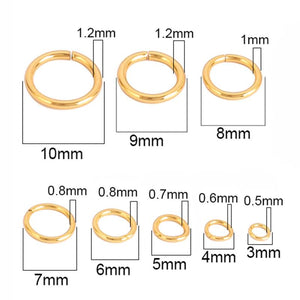 Stainless Steel Jump Rings for Jewelry Making DIY