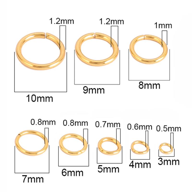 Stainless Steel Jump Rings for Jewelry Making DIY