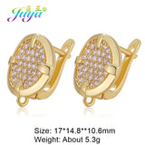 DIY Fastener Ear Wire Earring Hooks for Charms Jewelry Making