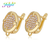 DIY Fastener Ear Wire Earring Hooks for Charms Jewelry Making