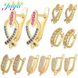 DIY Fastener Ear Wire Earring Hooks for Charms Jewelry Making