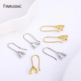 14k Plated Brass Hypoallergenic Earring Hooks for DIY Earring Making Crafts