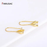 14k Plated Brass Hypoallergenic Earring Hooks for DIY Earring Making Crafts