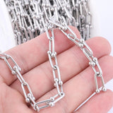 1.05m Stainless Steel Ball Link Chains for Jewelry Making DIY