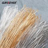 18k Plated Copper Jewelry Accessories DIY Charms Pendants 2m/Lot
