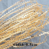 18k Plated Copper Jewelry Accessories DIY Charms Pendants 2m/Lot