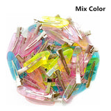 Colorful Glitter Hairpins Transparent Hair Clip DIY Jewelry Girls Accessories