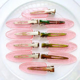 Colorful Glitter Hairpins Transparent Hair Clip DIY Jewelry Girls Accessories