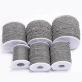 5M Stainless Steel Necklace Chains Bulk Jewelry Chain 1.2-4.0mm DIY Findings