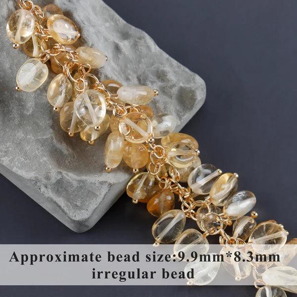 18k Plated Nickel Free Jewelry Accessories with Natural Stone