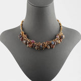 18k Plated Nickel Free Jewelry Accessories with Natural Stone