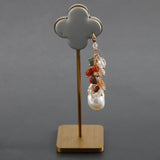 18k Plated Nickel Free Jewelry Accessories with Natural Stone