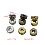 50pcs 3*6mm Spacer Beads for Jewelry Making DIY Alloy Accessories