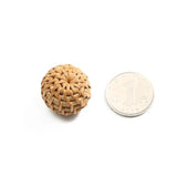 Natural Corn Straw Woven Rattan Earring Charms - Set of 10