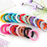 65mm Silicone Ring Round Pendants For DIY Jewelry Making