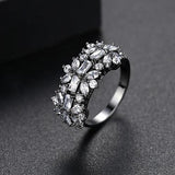 Adjustable Ring for Women CZ Gun Girl Party Jewelry