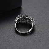 Adjustable Ring for Women CZ Gun Girl Party Jewelry