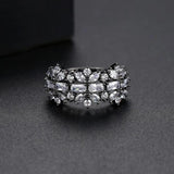 Adjustable Ring for Women CZ Gun Girl Party Jewelry