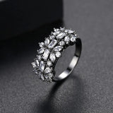 Adjustable Ring for Women CZ Gun Girl Party Jewelry