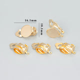 18k Plated Copper Nickel-Free Jewelry Accessories - 10pcs/lot