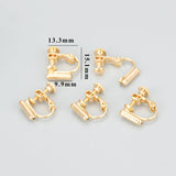 18k Plated Copper Nickel-Free Jewelry Accessories - 10pcs/lot