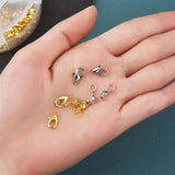 Alloy Jewelry Findings Set Lobster Clasp Jump Rings Extended Chain DIY Kit