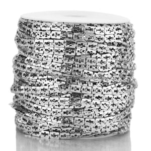 1m Stainless Steel Double-layer Hollow Cross Chain for DIY Necklaces