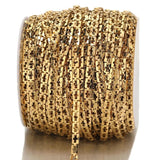 1m Stainless Steel Double-layer Hollow Cross Chain for DIY Necklaces