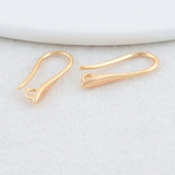 14K Brass Earrings Hoops High Jewelry Making Supplies 2.5*20MM