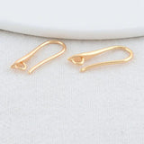 14K Brass Earrings Hoops High Jewelry Making Supplies 2.5*20MM