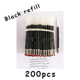 Kovict 200-2000Pcs DIY Bead Pen Refills Black/Blue Ink Writing Supplies