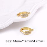 18K Plated Hoop Earring Hooks, DIY Jewellery Making Supplies