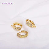 18K Plated Hoop Earring Hooks, DIY Jewellery Making Supplies