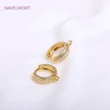 18K Plated Hoop Earring Hooks, DIY Jewellery Making Supplies