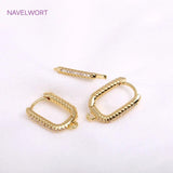 18K Plated Hoop Earring Hooks, DIY Jewellery Making Supplies