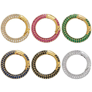 CZ Crystal Clasp Hooks for DIY Necklace VK123