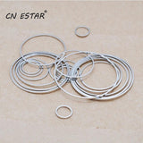 50pcs Rhodium Round Geometric Accessories DIY Jewelry Making