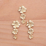18k Plated Copper DIY Pendant Earrings 10pcs/lot