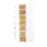 DIY Jewelry Kit 3/4/5/6/7/8/10mm Jump Rings/Lobster Clasp/Earring Hooks
