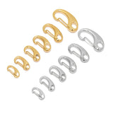 5pcs Stainless Steel D Lobster Clasps Spring Hooks Key Chains Bags Snap-fastener